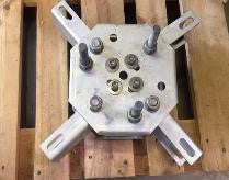 Fundamentsett til flaggstang 8 meter – M10/M16