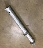 Jordskrue Ø68 × 1000 mm – 2 spiralvinger og M16
