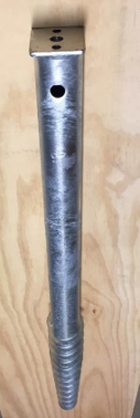 Jordskrue Ø68 × 1600 mm – M16, JSGF681600-16