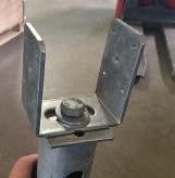 U-beslag 91 mm – høyde 105 mm, 5 mm stål