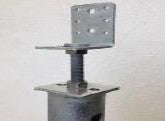 Vinkelbeslag – B60 × H85 × L66 mm, 4 mm stål