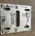 Montasjeplate 150 × 150 × 8 mm – M16