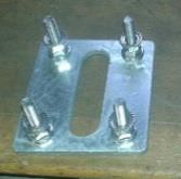 Montasjeplate 97 × 87 × 6 mm – M16/M20