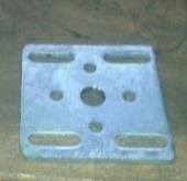 Montasjeplate 97 × 97 × 6 mm – M10/M16